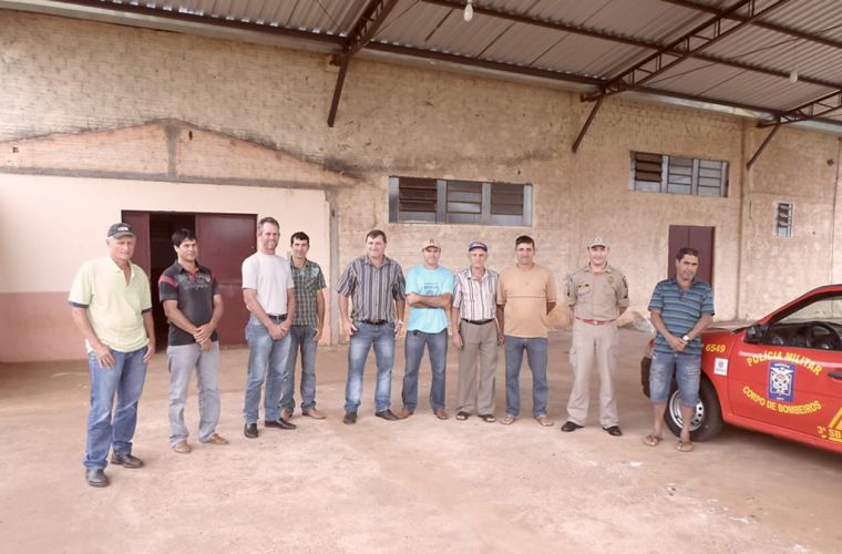 Vereador Nelço Bortoluzzi participa de encontro com Corpo de Bombeiro
